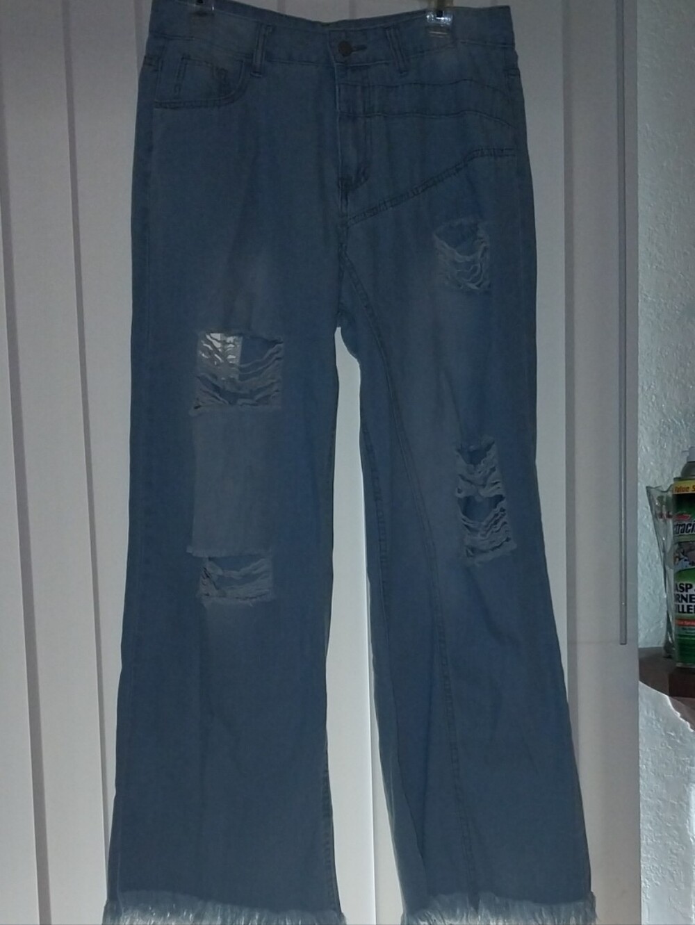 Women’s Distressed Blue Jeans - Brand